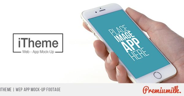 UI设计演示动画素材库精选AE模板 iTheme | Web App Mock-Up Footage