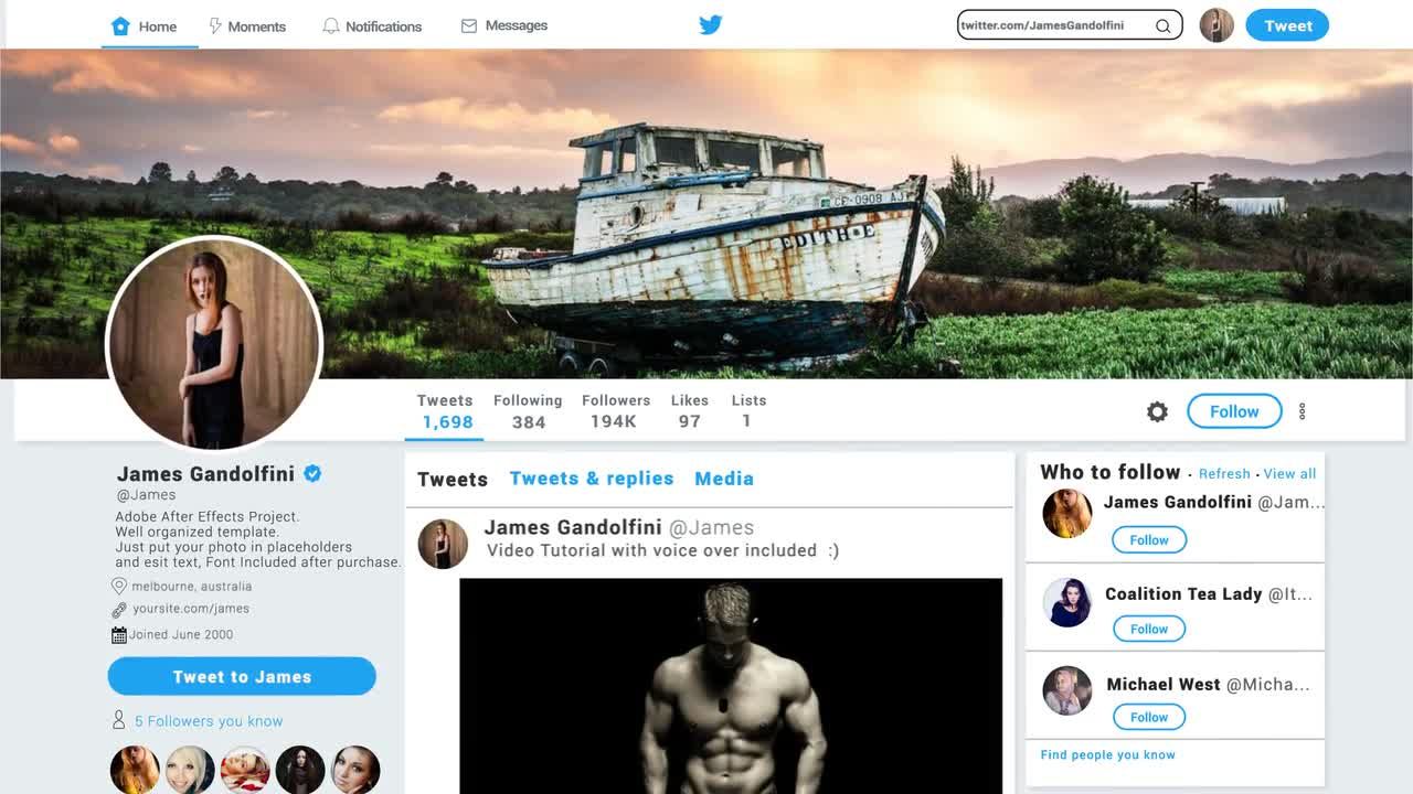 精彩社交媒体视频开场素材库精选AE模板