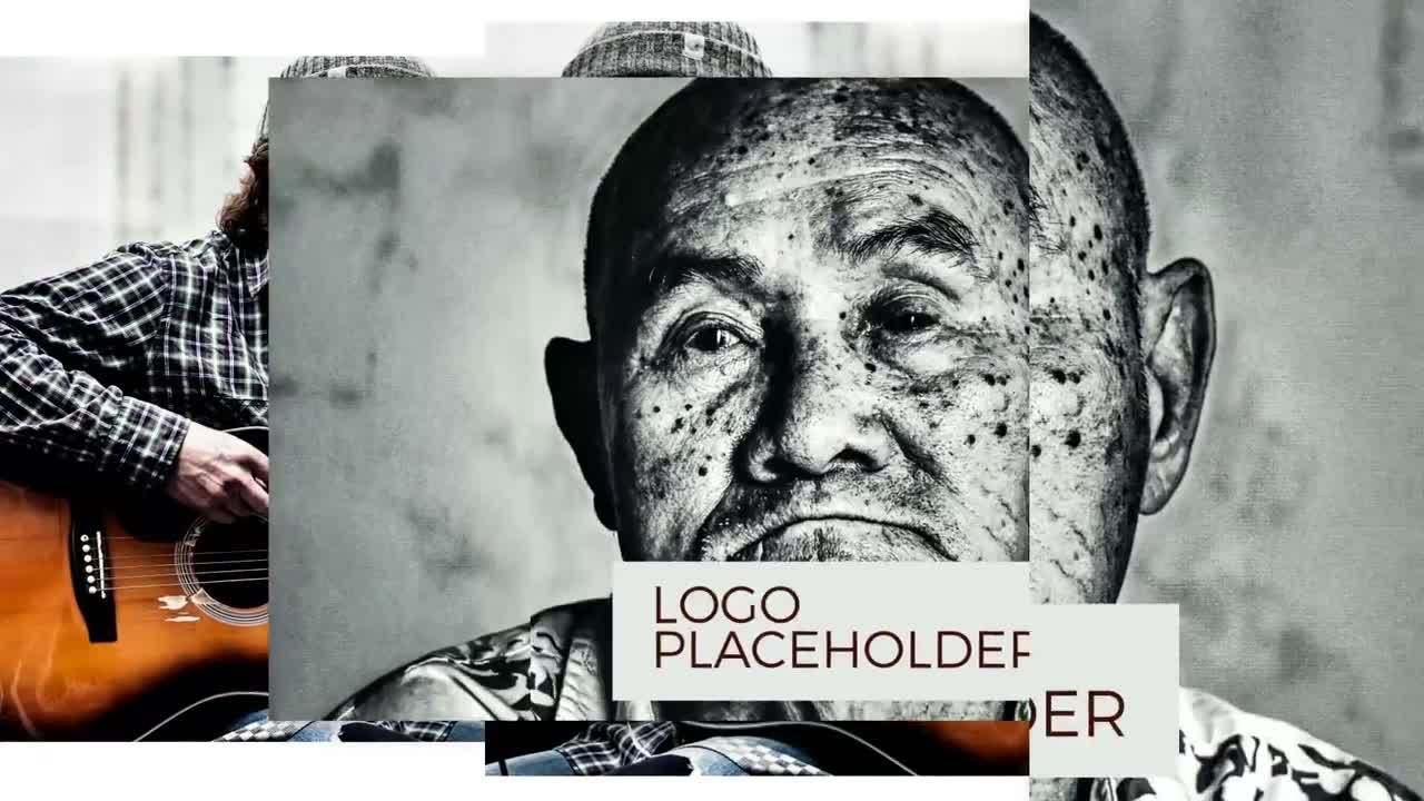 彩色流畅文本动画幻灯片素材库精选AE模板