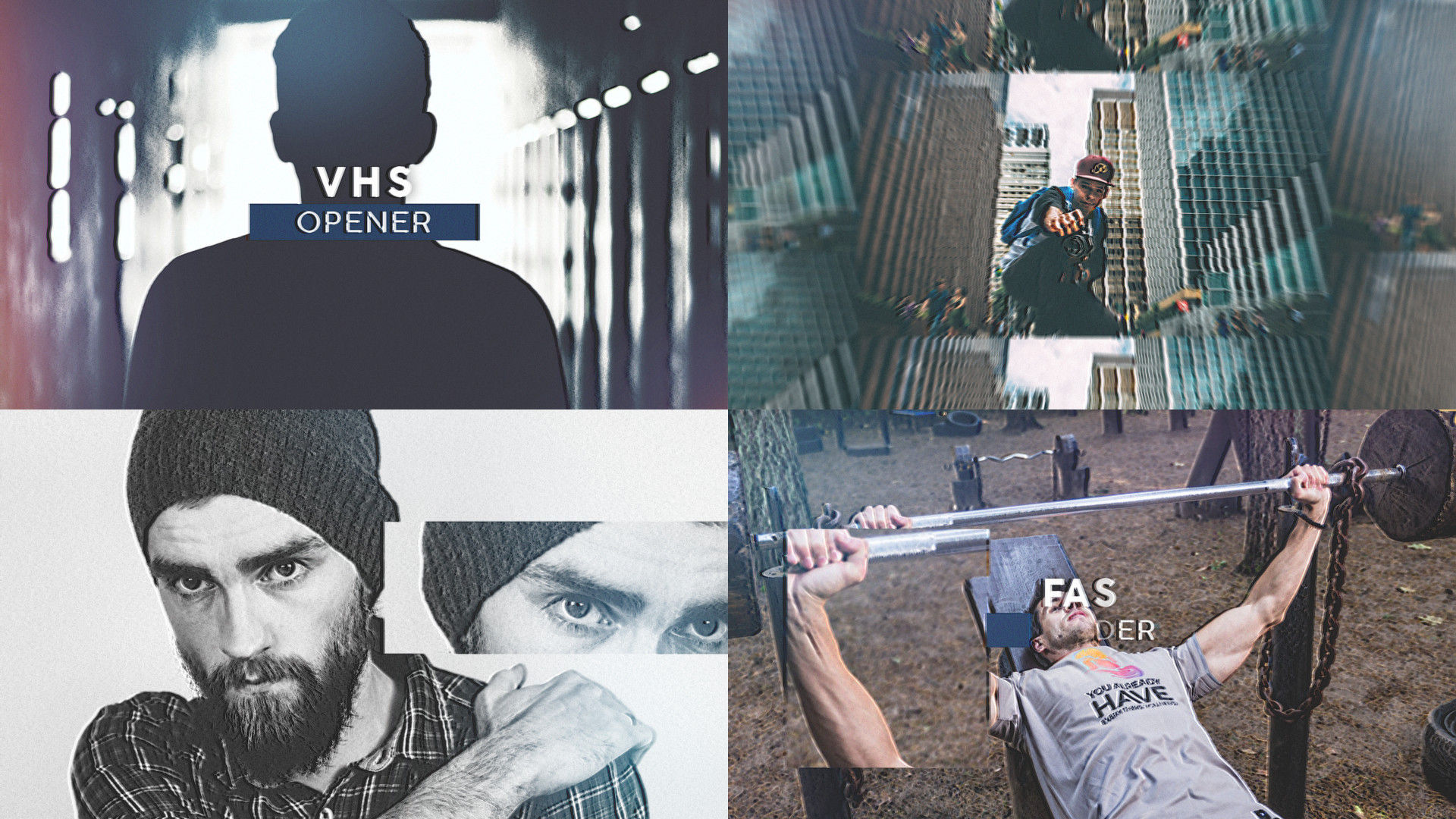 VHS开瓶器素材库精选AE模板