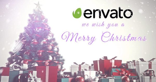 3D圣诞节日庆典魔术开场视频素材库精选AE模板 Christmas Magic