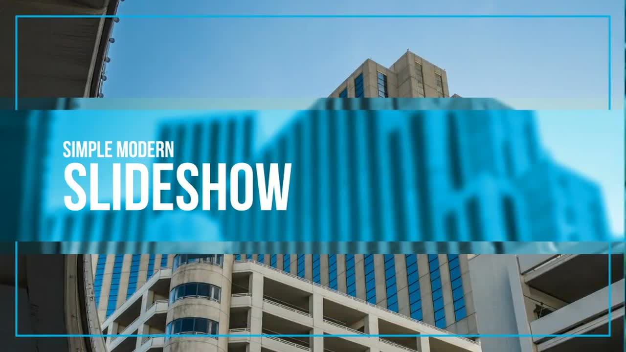 简单的现代企业幻灯片介绍素材库精选AE模板