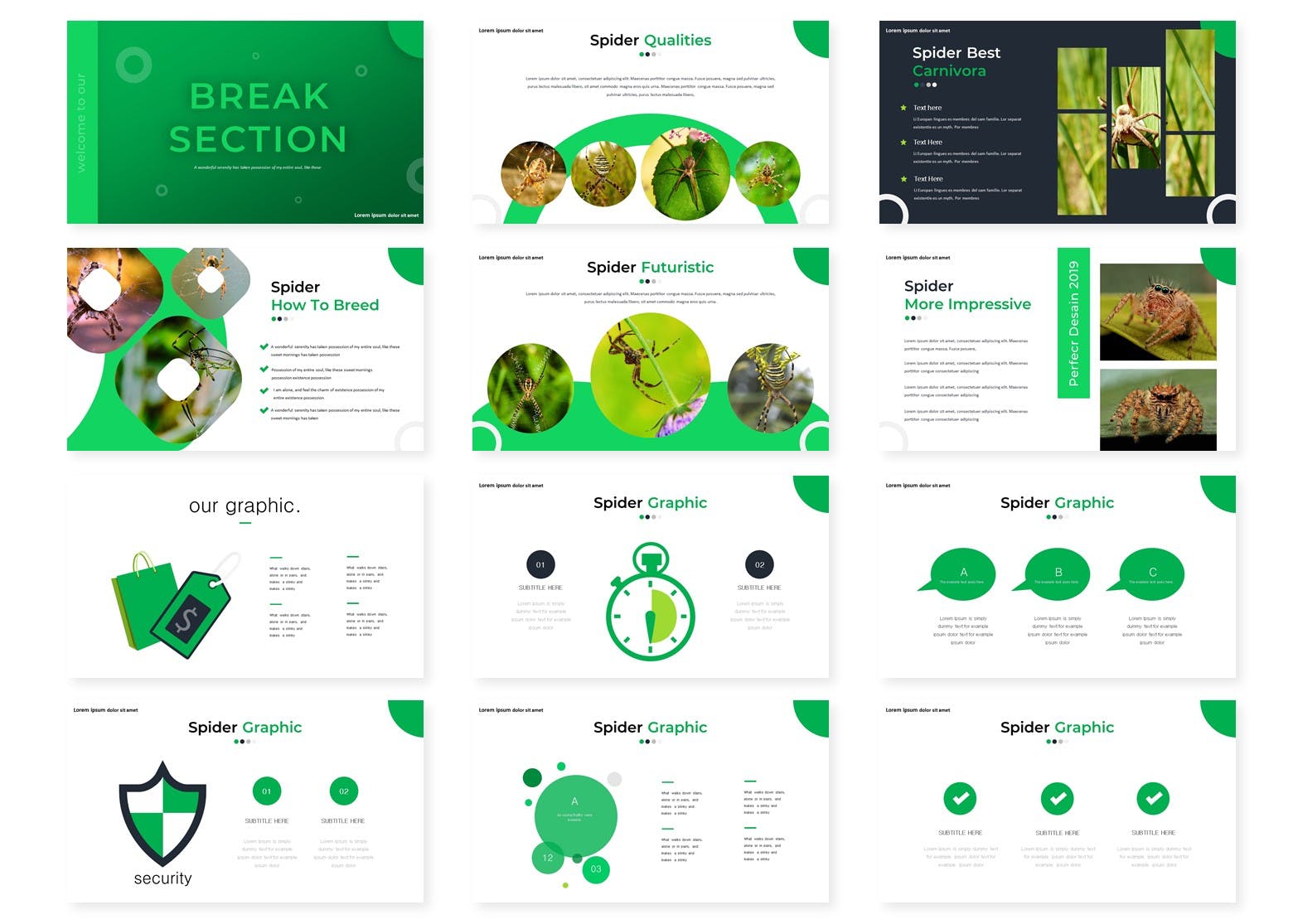 适合做调研报告的PPT模板素材插图(2)