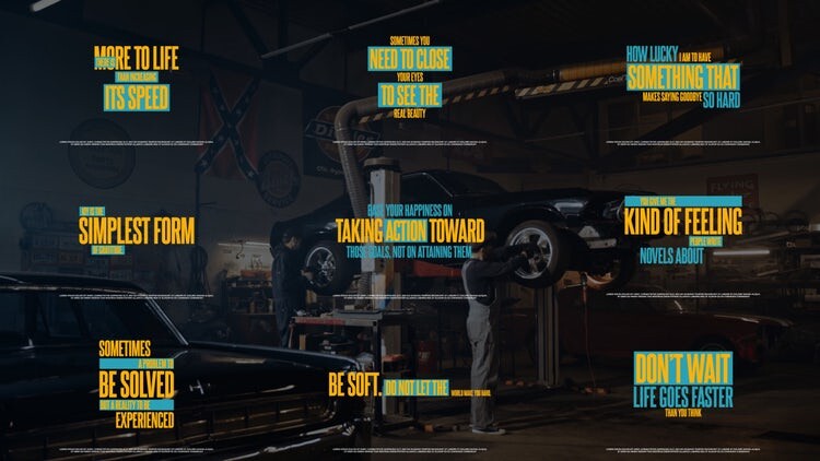 9个干净创意的彩色印刷标题素材库精选AE模板