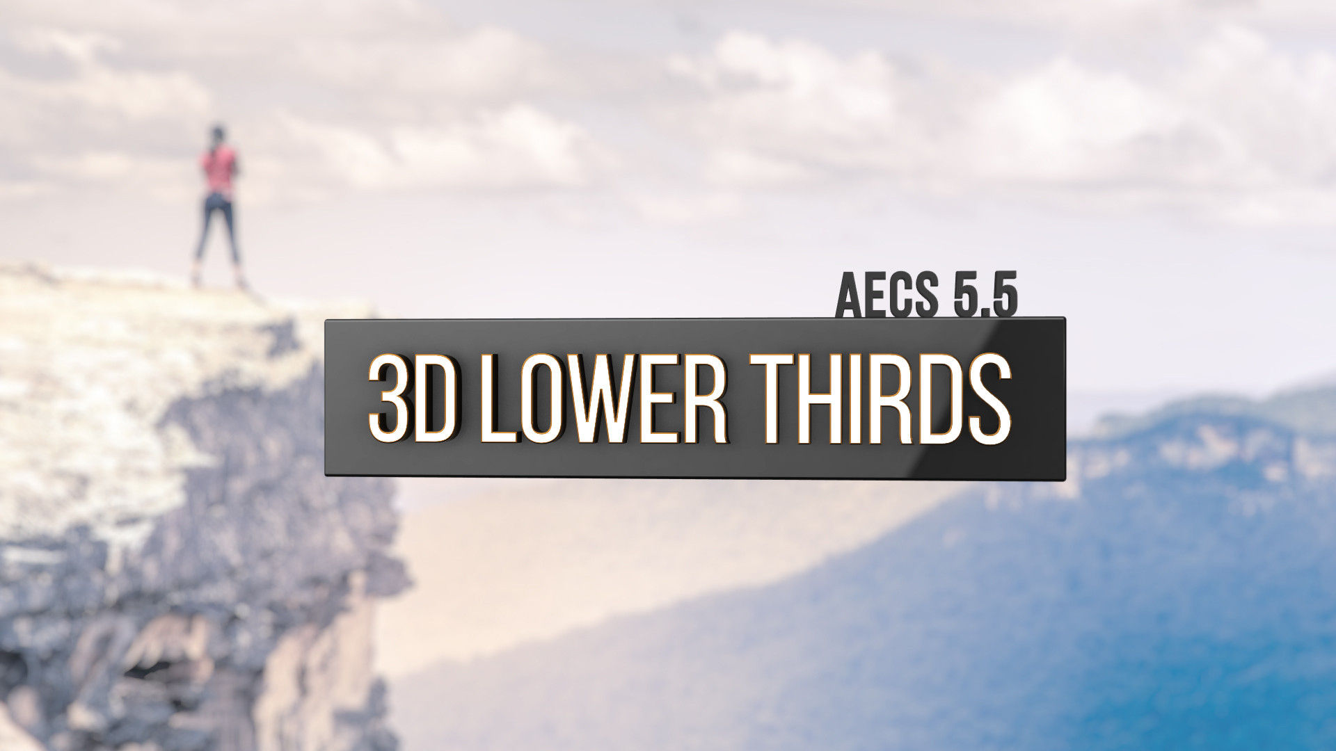 3D炫酷动态标题字幕特效动画素材库精选AE模板