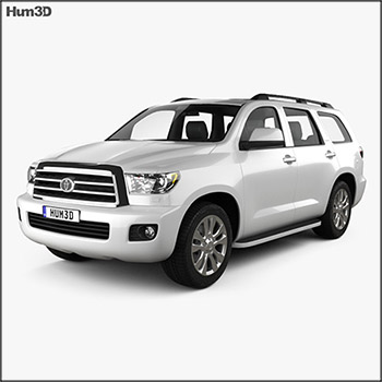 丰田Toyota Sequoia 2011 汽车素材之家精选3D模型