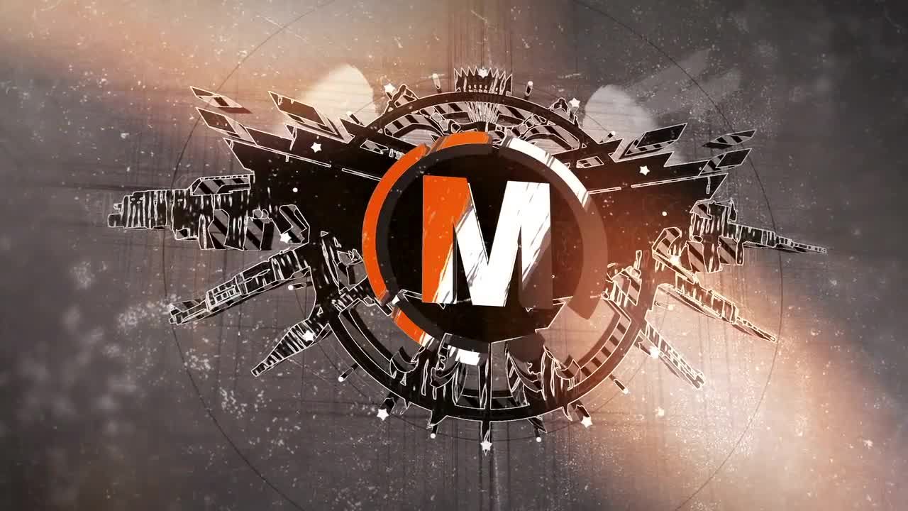 独特的草稿游戏徽标素材库精选AE模板