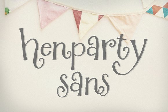 Henparty Sans素材之家精选英文字体