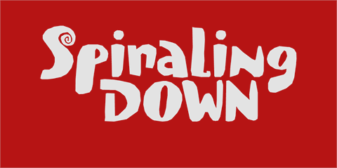 Spiraling Down DEMO font素材之家精选英文字体