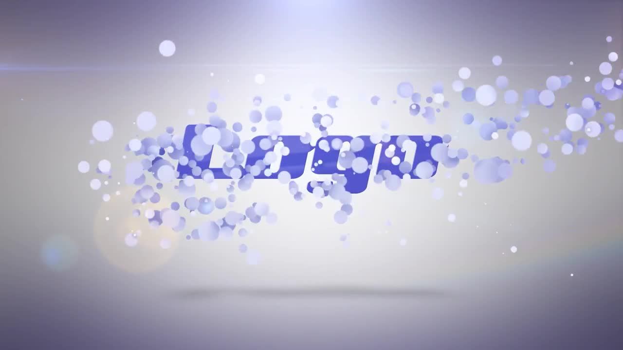 精美的粒子动画徽标素材库精选AE模板