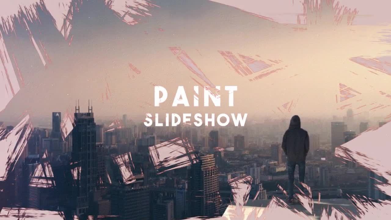 绘画艺术幻灯片过渡效果素材库精选AE模板