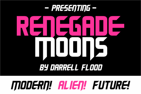 Renegade Moons font素材之家精选英文字体