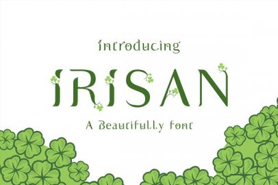 Irisan Font ( a Beatifully Font)素材之家精选英文字体