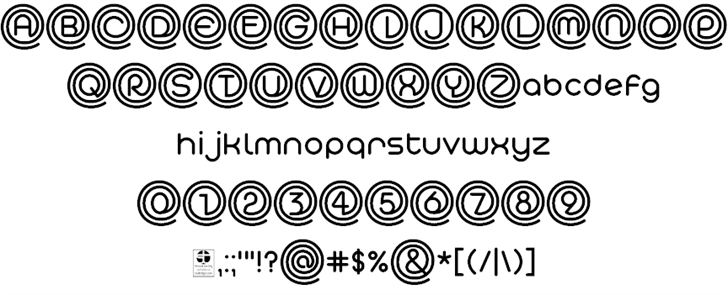 At The Midday Demo font插图1