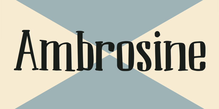Ambrosine Font Family素材之家精选英文字体