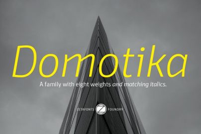 Domotika – 16 fonts素材之家精选英文字体