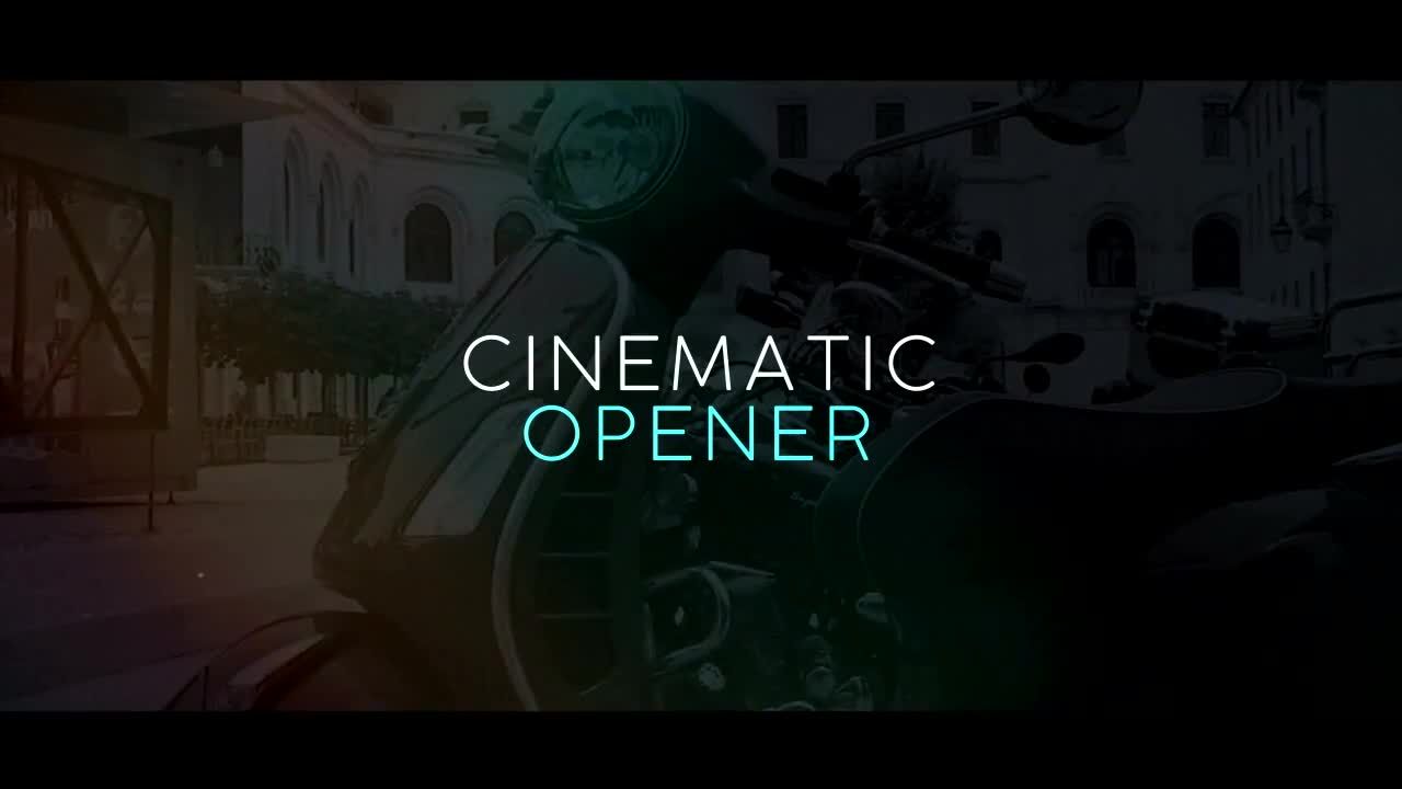 专业动画电影开场素材库精选AE模板