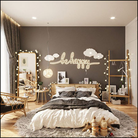 现代风格卧室室内场景素材之家精选3D模型6