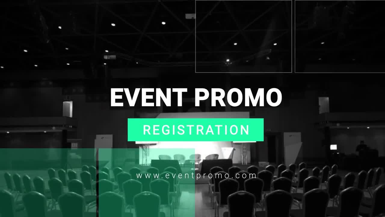 活动会议促销幻灯片开场白素材库精选AE模板