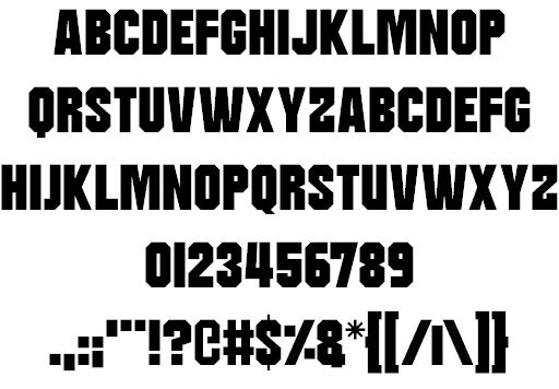 Moonbase Delta font插图1