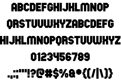 Space Obsessed font插图1 Space Obsessed font插图1