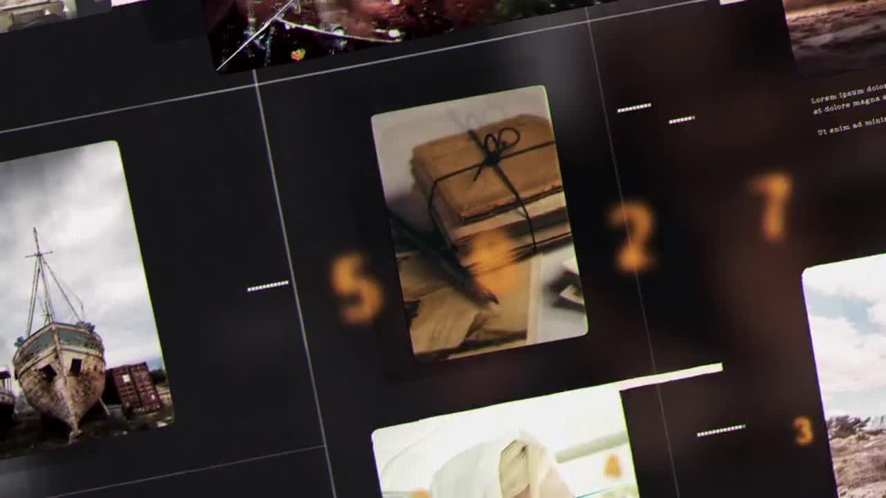 现代电影主题开场素材库精选AE模板