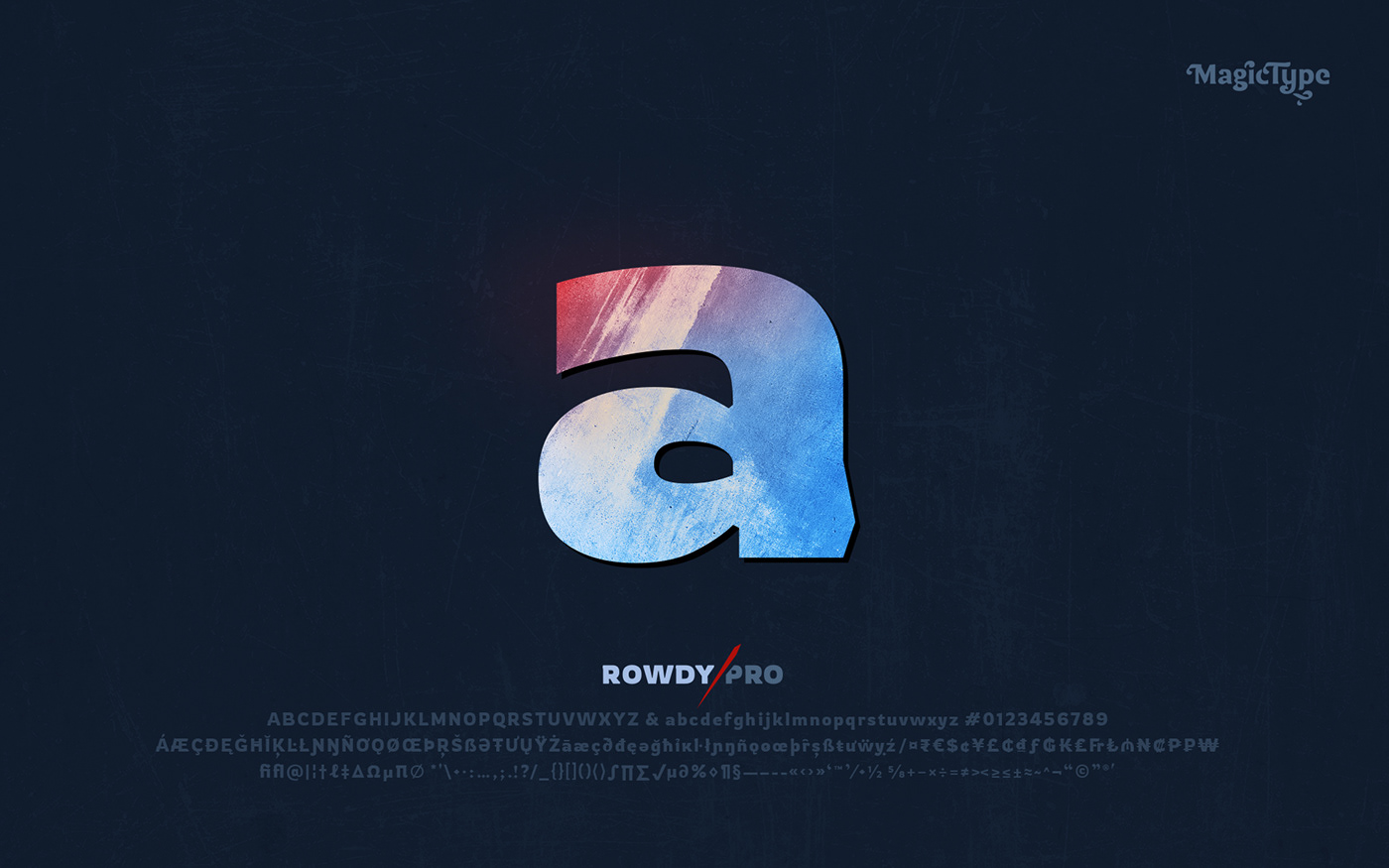 Rowdy Pro Font Family插图8
