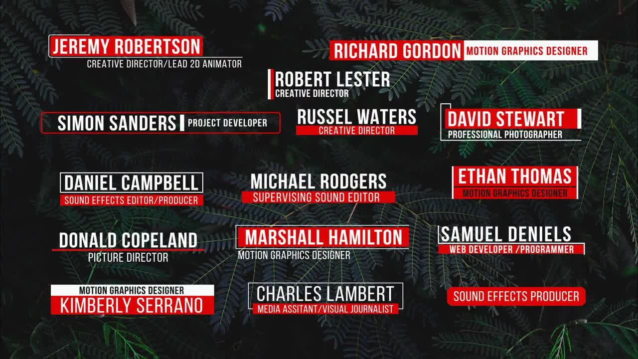 15个现代时尚的下三分之一或全屏动画标题素材库精选AE模板