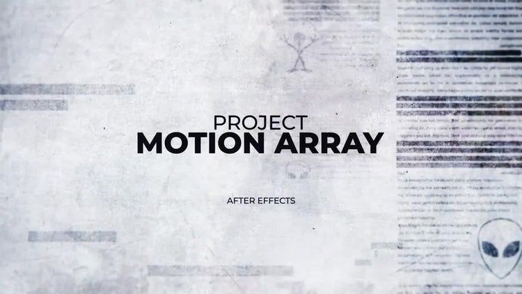 动感神秘的开场白标题素材库精选AE模板