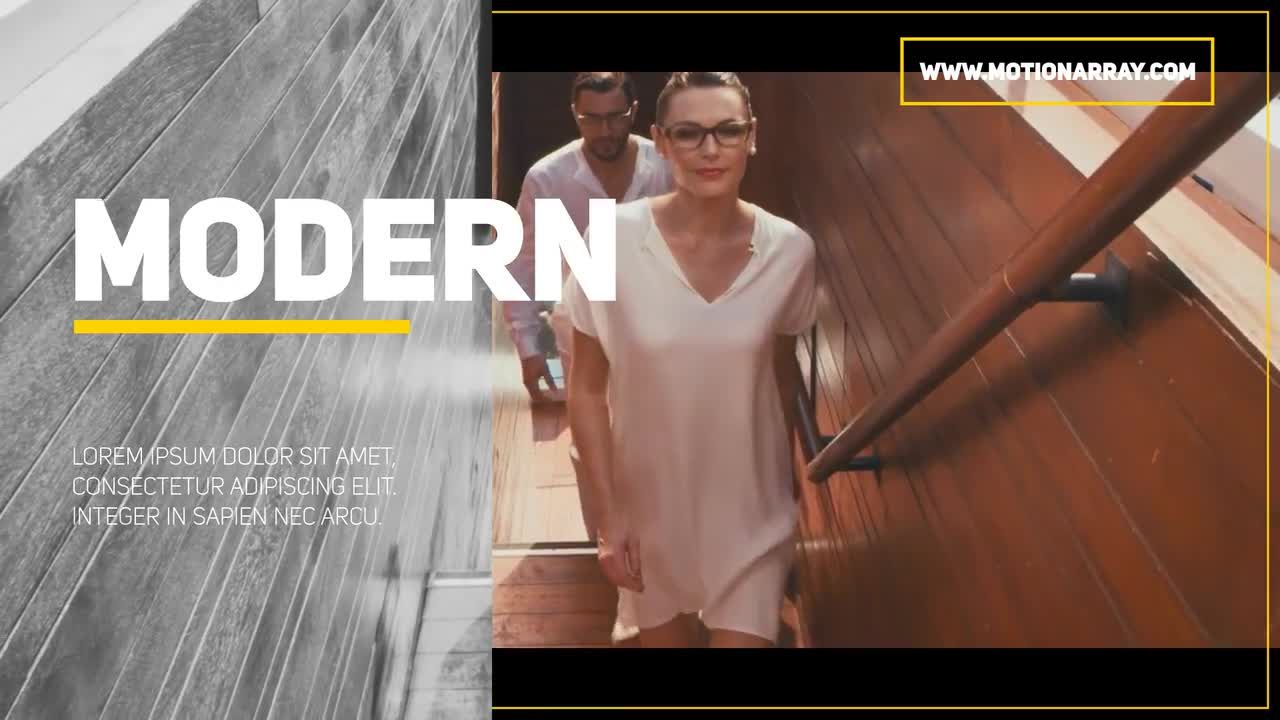 5个简单干净独特的文本幻灯片素材库精选AE模板