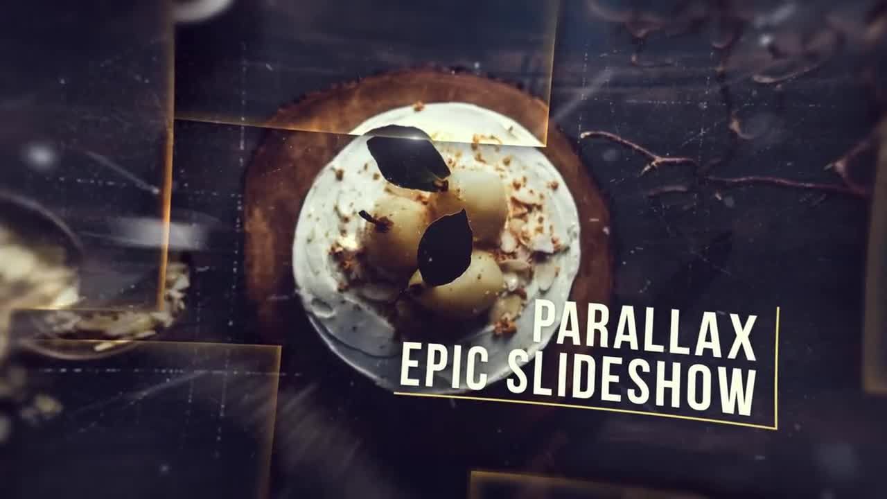 独特时尚精美的视差幻灯片放映素材库精选AE模板