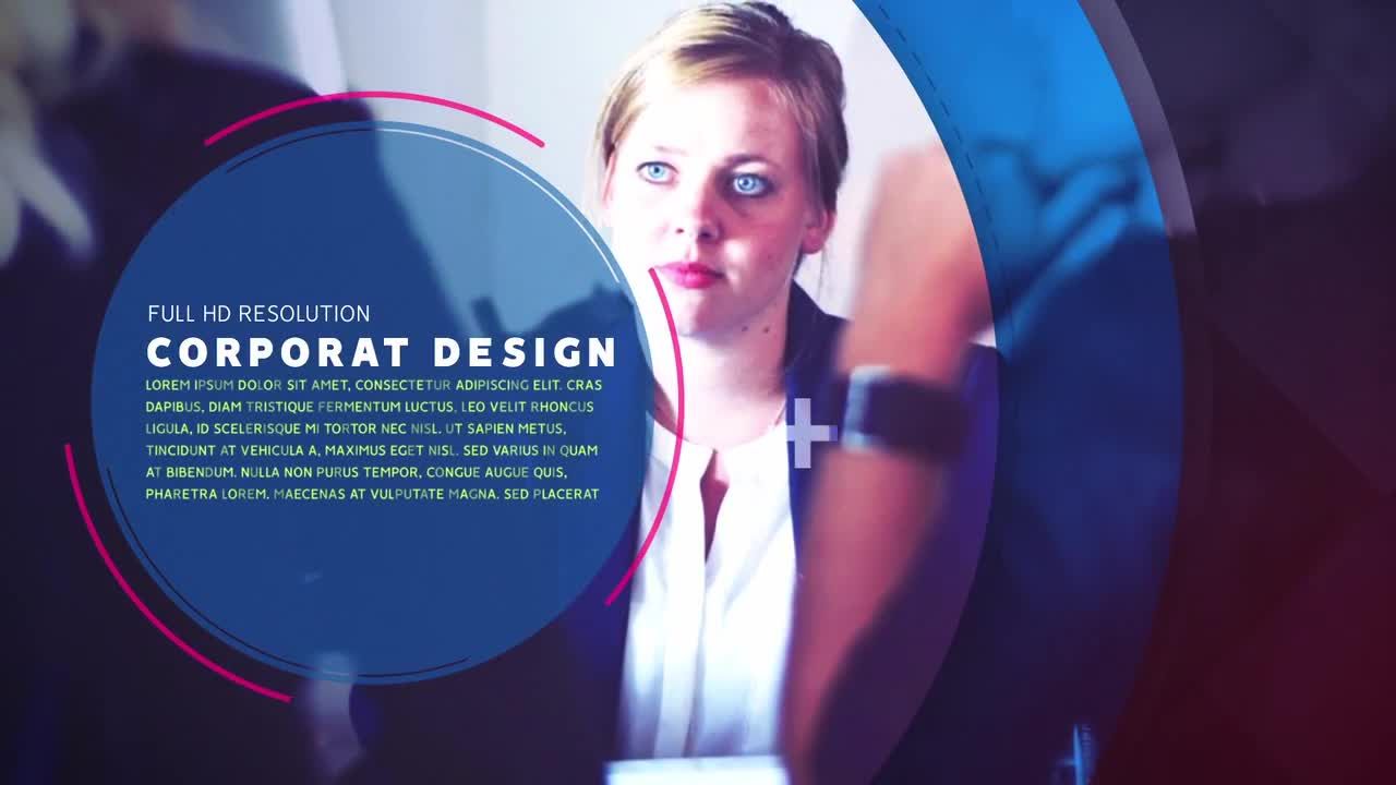 时尚的幻灯片企业设计素材库精选AE模板