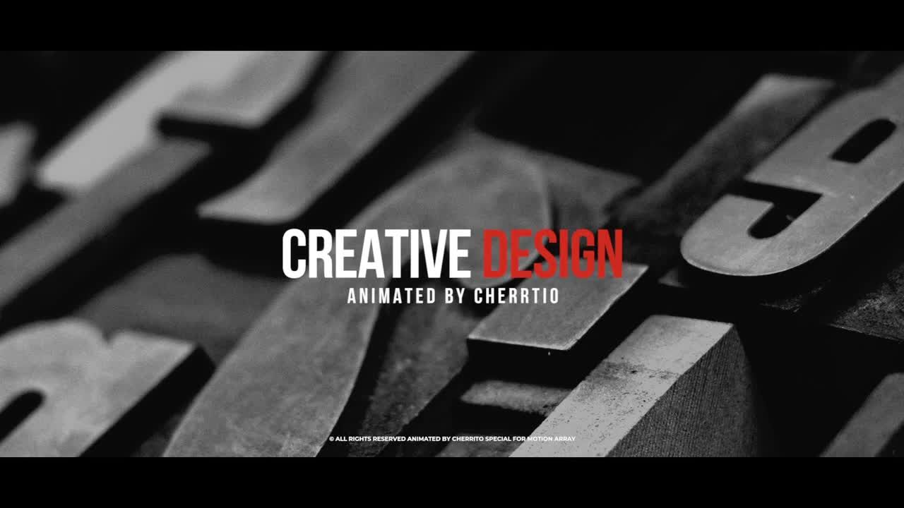 16个现代创意排版标题动画素材库精选pr模板