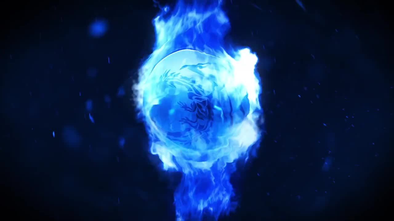 动画火焰广告徽标网址片头展示素材库精选AE模板