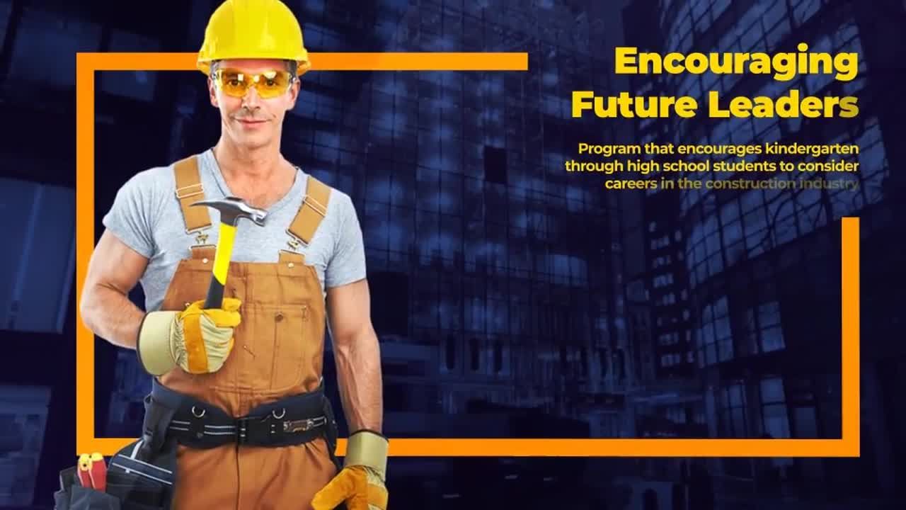 建筑公司清洁施工宣传促销素材库精选AE模板