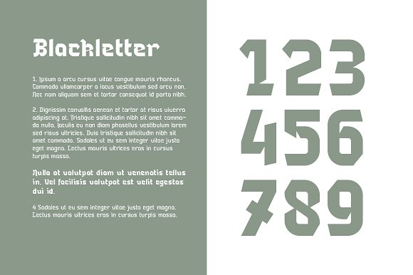 Blackhead Typeface插图2