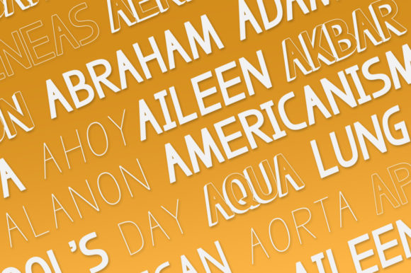 Bosque Family Font插图2