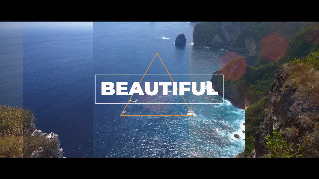 文字动画和时尚的过渡效果电影幻灯片素材库精选pr模板