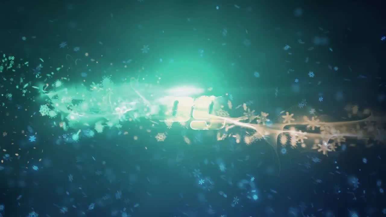 镜头光晕和清晰的粒子轨迹效果徽标展示素材库精选AE模板