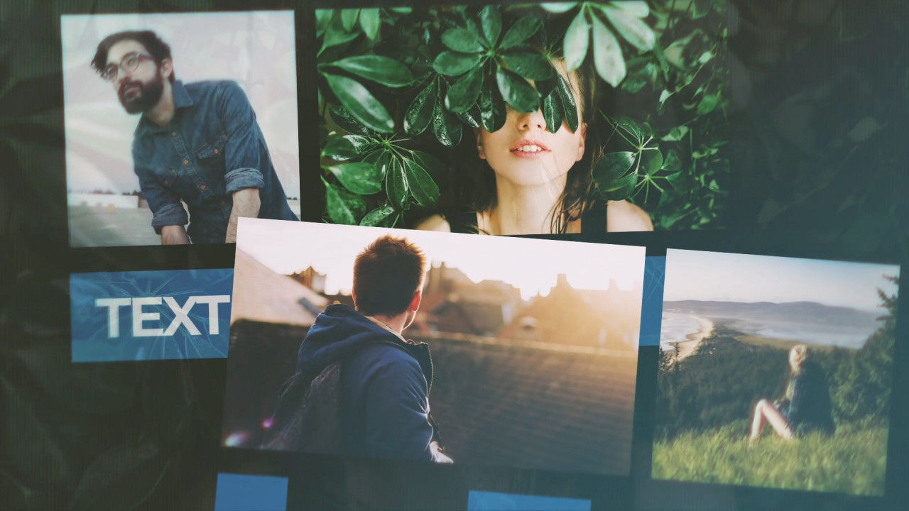 独特的简单幻灯片素材库精选AE模板