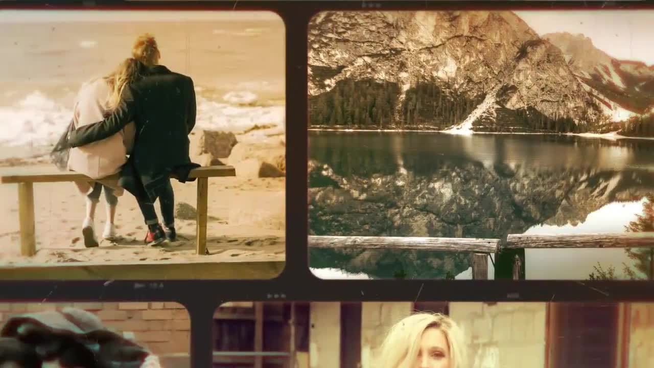 浪漫的时尚过渡效果照片展示素材库精选AE模板