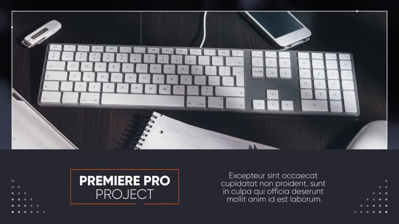 时尚设计动画效果素材库推荐PR模板