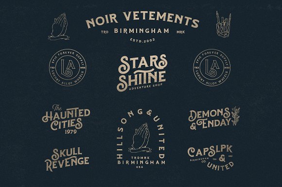 Hartons Branding Typeface Font插图3