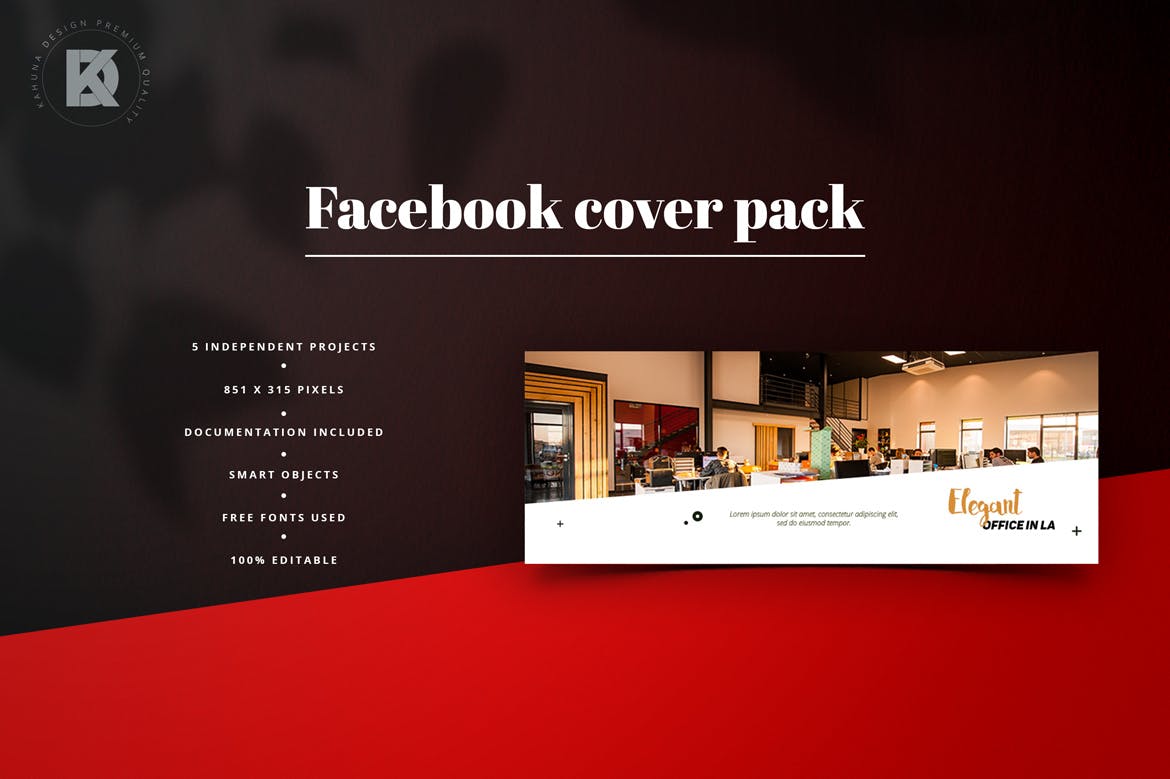 代理行销Facebook封面设计模板素材库精选 Agency Marketing Facebook Cover Pack插图(4)