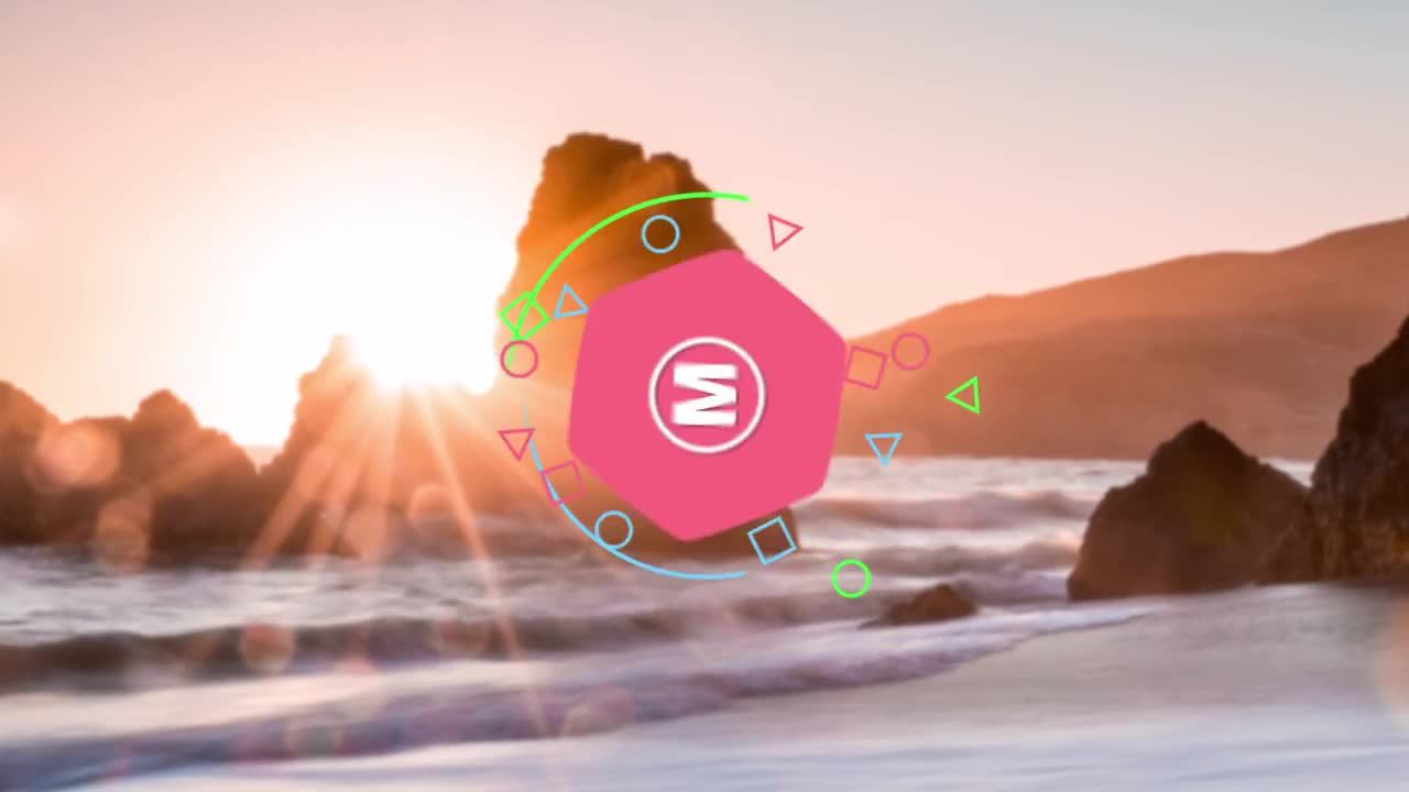 动态涂色徽标素材库精选AE模板