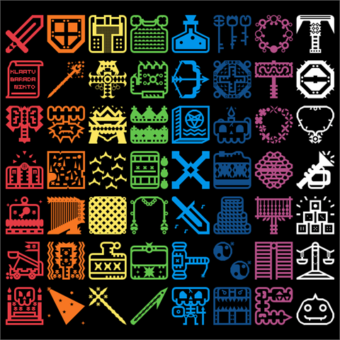 Donjonikons font素材之家精选英文字体