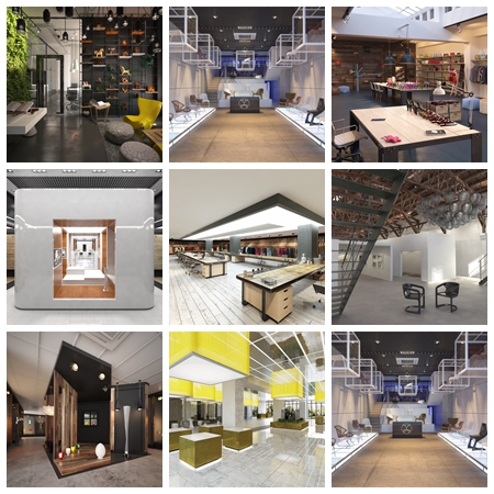 陈列馆物品展示柜素材之家精选3D模型