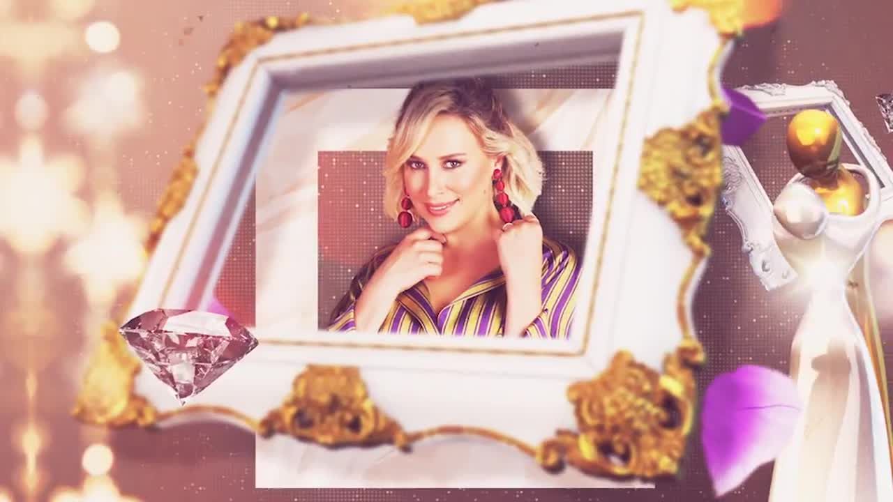 简单的3D闪光文字特效片头素材库精选AE模板