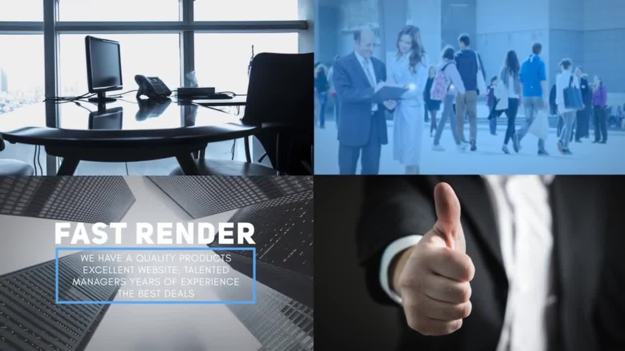 公司业务促销素材库精选AE模板