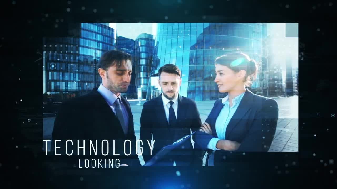 时尚的故障和扭曲过渡效果素材库精选AE模板